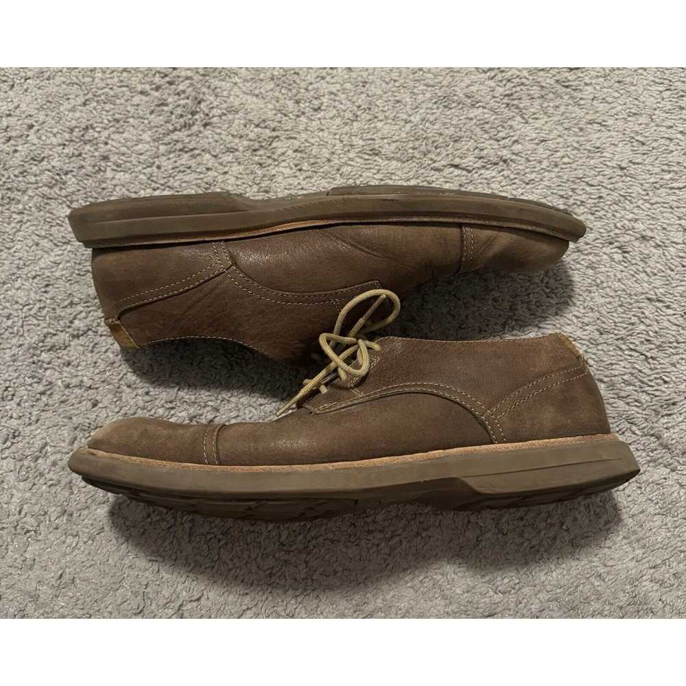 Sperry Oxfords Mens Size‎ 9 M Brown Gold Cup Wingtip Lambskin Lined Shoes 61440